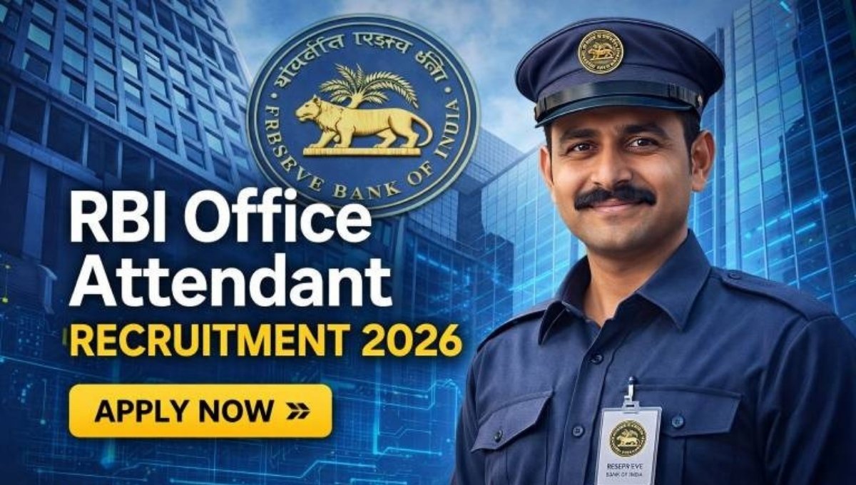 RBI Office Attendant Recruitment 2026