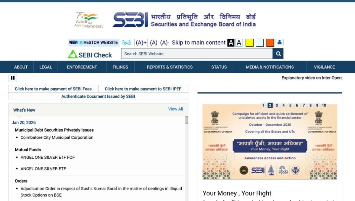 SEBI Assistant Manager Grade A Phase-I Result 2026