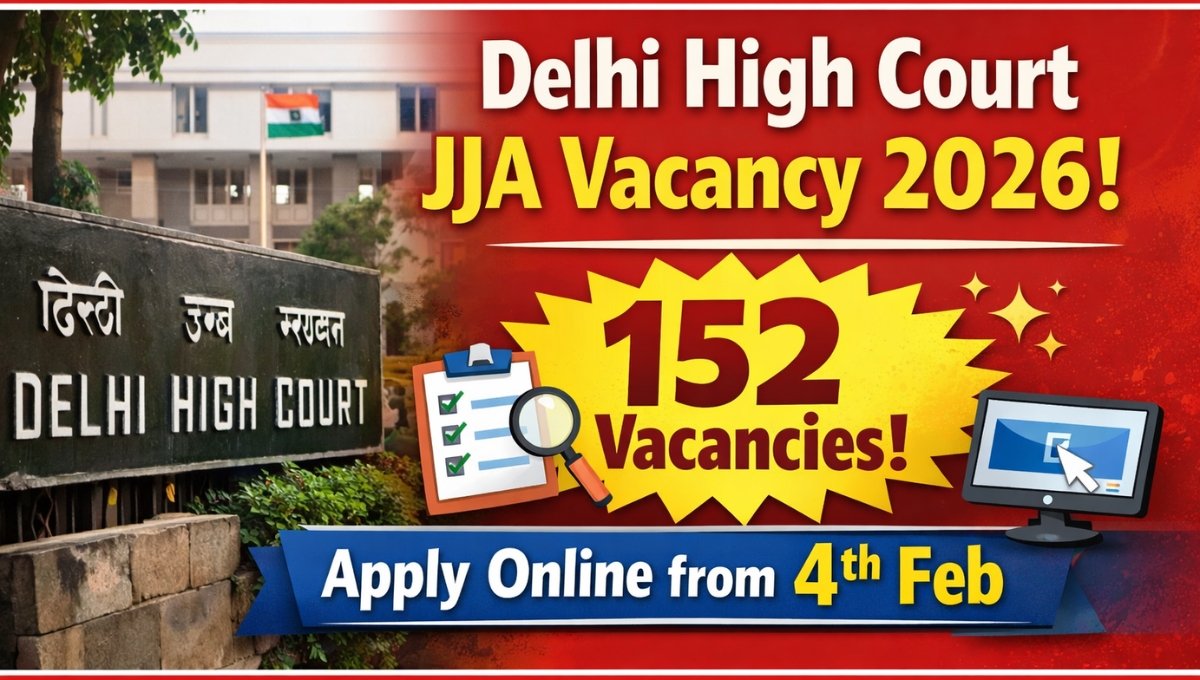 Delhi High Court JJA Recruitment 2026