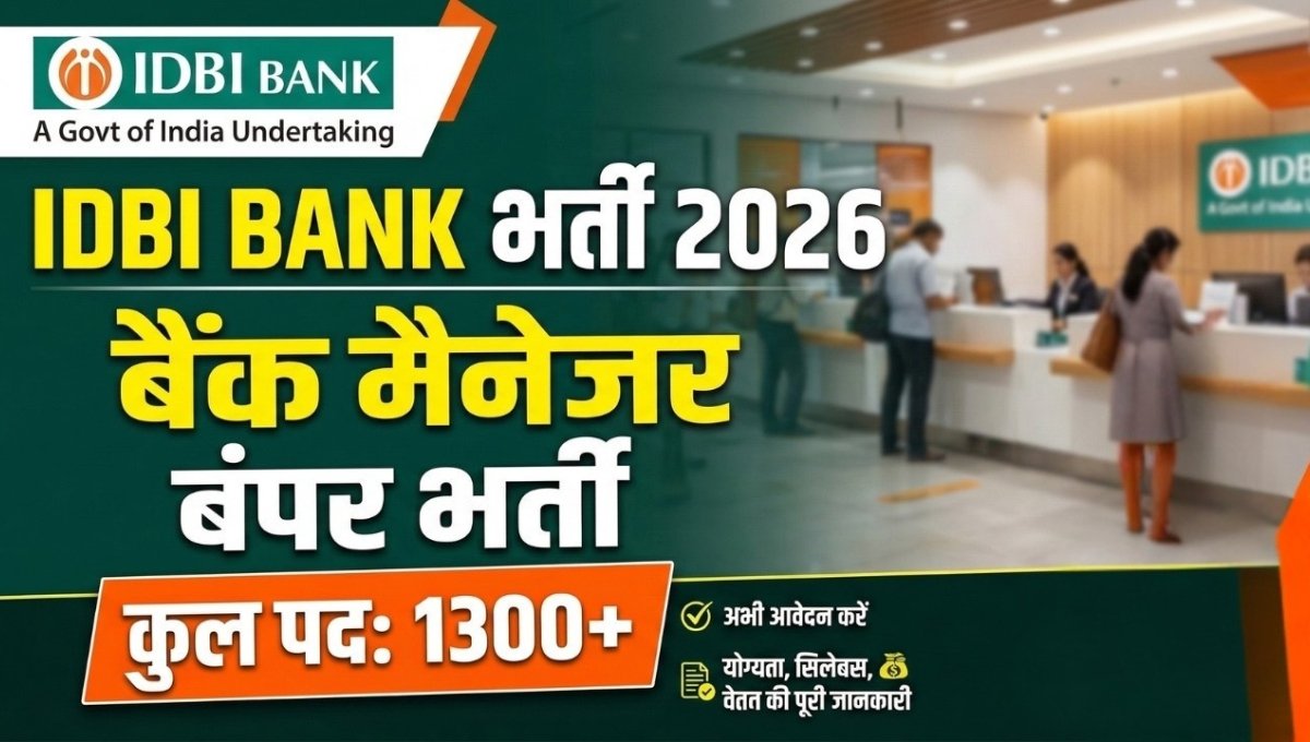 IDBI Bank Recruitment 2026