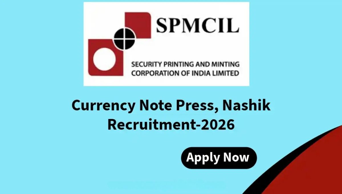 CNP Nashik SPMCIL Recruitment 2026