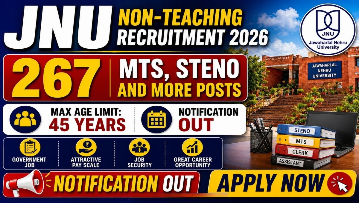 JNU Non-Teaching Recruitment 2026