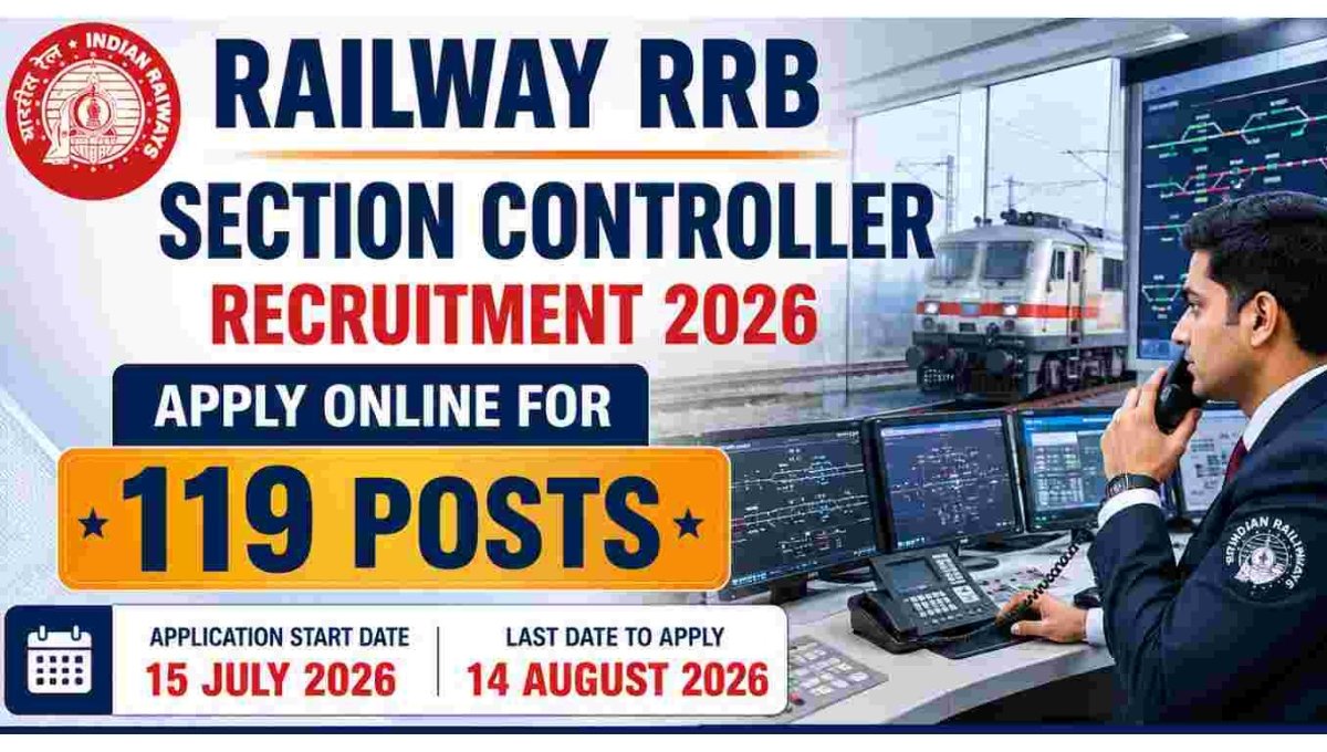 RRB Section Controller Recruitment 2026