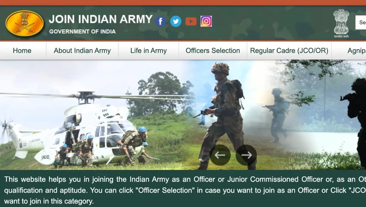 Indian Army Officer Recruitment 2026