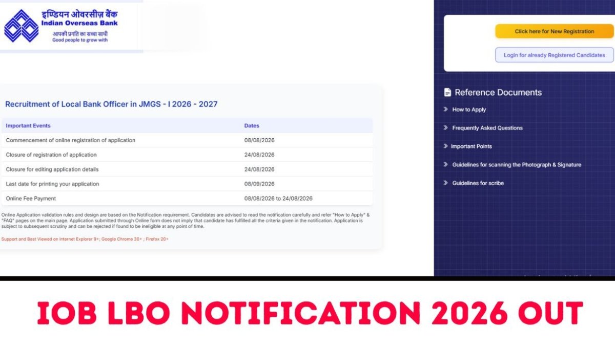 Indian Overseas Bank LBO Recruitment 2026