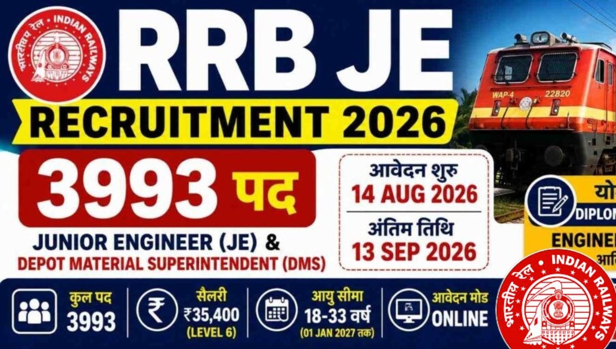 RRB JE Vacancy 2026