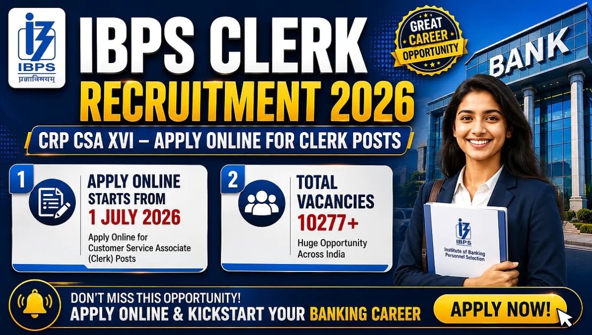 IBPS Clerk Recruitment 2026