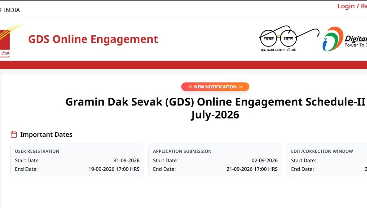 India Post GDS Recruitment 2026